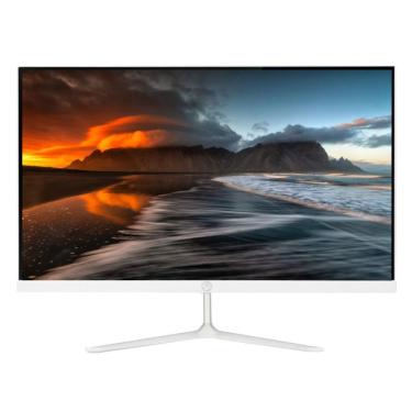 Imagem de Monitor Led 23,8 Brazilpc M24wkn Fhd75hz Curvo R2800 Frameless Branco