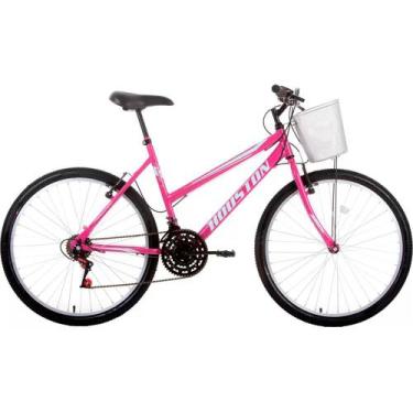 Imagem de Bicicleta Houston Bike Aro 26" Foxer Maori - 21 Marchas - Rosa Pink