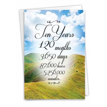 Imagem de NobleWorks, Contagem de tempo de 10 anos - Cartão de recuperação engraçado com envelope - C9087AAG