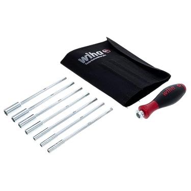 Imagem de Wiha Conjunto de chaves de porca métricas Drive-Loc VI 28198 em bolsa durável, 8 peças