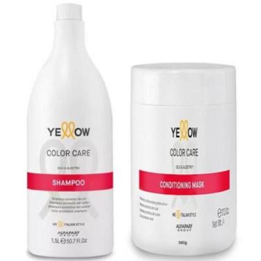 Imagem de Kit Yellow Color Care - Shampoo 1.5 Litros E Máscara 1Kg