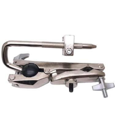 Imagem de TUOREN Braçadeira de bateria de metal para montagem de tambor Suporte de montagem em rack de bateria compatível com Tom Drum, suporte de acessório de bateria clipe de expansão