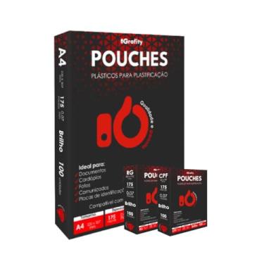 Imagem de Kit 1000 Polaseal' 0,07mm: Título De Eleitor, Rg, A4 E Cpf