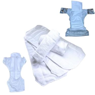 Imagem de Kit 5 Absorventes Para Fralda reutilizável Adulto e Infantil