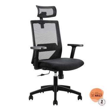 Imagem de Cadeira Office Diretor Chicago com Encosto Rivatti Móveis Preto