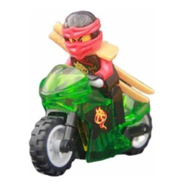Imagem de Blocos De Montar Boneco Moto Fantasma Kai Ninja Go Ninjago