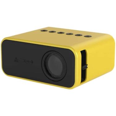 Imagem de Mini Projetor Portátil Cinema Led Hd Espelhamento Amarelo