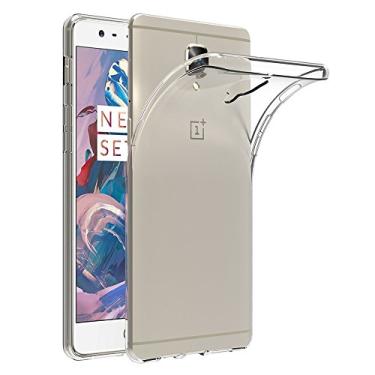 Imagem de Capa para OnePlus 3 / OnePlus 3T (5,5 polegadas) MaiJin Capa Traseira Transparente de Gel de Borracha TPU Macio