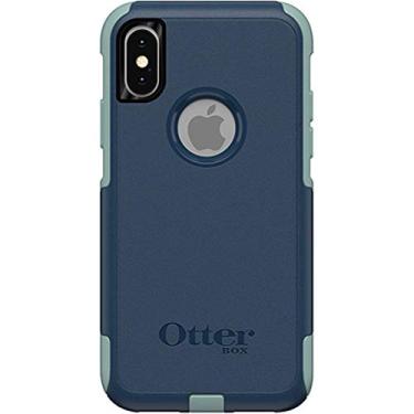 Imagem de OtterBox Capa Commuter Series para iPhone Xs e iPhone X - Embalagem a granel - Bespoke Way (Blazer Azul/Aquífero)
