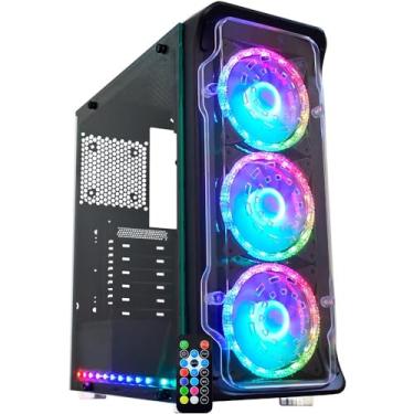 Imagem de GABINETE GAMER K-MEX CG-01FF SKYTROOPER C/FANS ARGB + FITA - CG01FFRH0010B0X