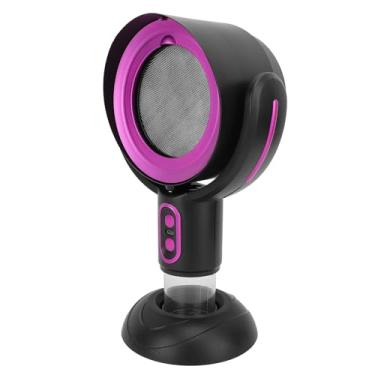 Imagem de Exaustor Portátil de Mesa de íon Negativo - Exaustor de Cozinha Com Filtro Removível e Copo de Coleta de óleo - Ideal para Churrasco Interno e Panela Quente - USB Recarregável