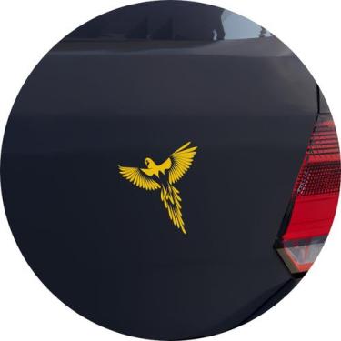 Imagem de Adesivo de Carro Arara Voando - Cor Azul Claro - Melhor Adesivo, Amare