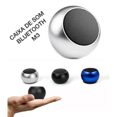 Imagem de Caixa de som Bluetooth m3 - Tws, Azul