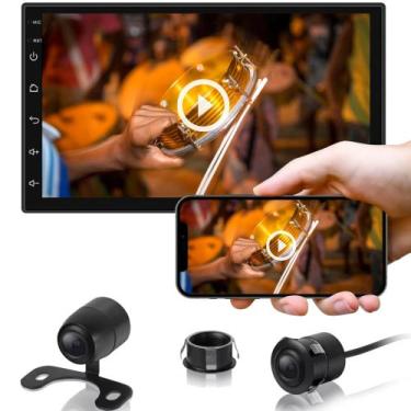 Imagem de Central Multimídia Android 7pol CarPlay Android Auto GPS BT 32/2 GB Wi