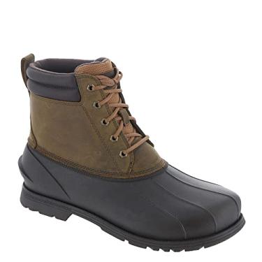 Imagem de UGG Bota de chuva masculina Gatson Mid, Castanho, 7
