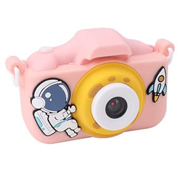 Imagem de Câmera Digital Akozon Kids, Câmera Selfie Infantil de Lentes Duplas, Foto HD de 20 MP, Função de Gravação 1080P de 2 Polegadas, Jogo de Brinquedo de Câmera Infantil, Filmadora