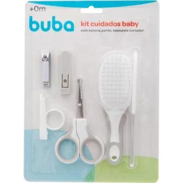 Imagem de Kit Cuidados E Higiene Bebê Pente Escova Cortador Unha Buba