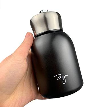 Imagem de Garrafa térmica portátil à prova de vazamento, moderna, leve, de aço idável, para água, para homens, mulheres, escritório, escola (300ml/10oz, várias cores opcionais)