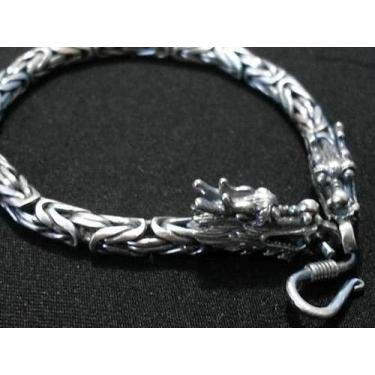 Imagem de Pulseira Masculina Bali Ponto Peruano 6mm Em Prata 925 - RD Magazine