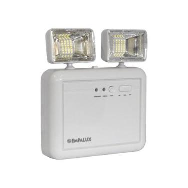 Imagem de Luminária De Emergência Led 2200 Lumens E 2 Faróis Empalux