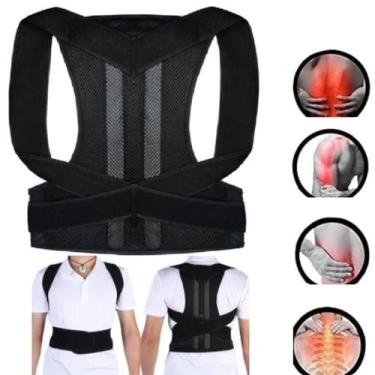 Imagem de Colete Corretor De Postura Ortopédico Coluna Lombar Unisex - AL