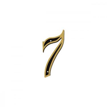 Imagem de Numero Colonial Preto/Dourado N.7 - Emave