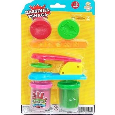 Imagem de Massinha De Modelar  Esmaga 7 Itens - Banana Toys