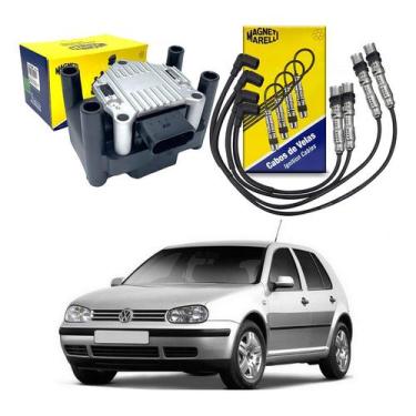 Imagem de Bobina Ignição Cabo Vela Golf Sapão 1.6 8v 2001 A 2007 - Magneti Marel