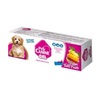 Imagem de Gel Dental Pasta de Dente para Cães Pet Tutti Frutti 60g - Pró Canine