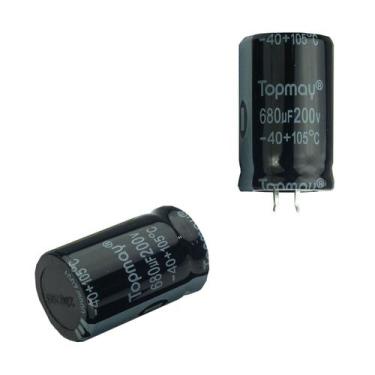 Imagem de Capacitor Eletrolítico 680uf x 200v 105º - Alta Qualidade - CHIPSCE, 1