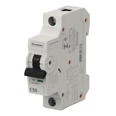 Imagem de Mini Disjuntor Monopolar 50A ENERBRAS