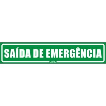 Imagem de Placa de Sinalização Saída de Emergência - Império da Impressão