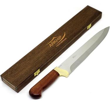 Imagem de Faca Churrasco Arkhip Chef Mor 12'' Cabo Madeira Caixa