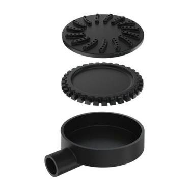 Imagem de Queimador Palmatoria Curto Completo de Alta Pressão 13cm - Libaneza