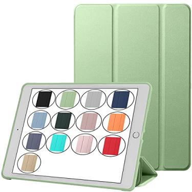 Imagem de DuraSafe Cases Capa traseira de TPU para iPad 9,7 polegadas Air 1st/2nd/5th/6th A1893/A1822/A1566 MD785LL/A MD788LL/A MD786LL/A MD789LL/A Auto Sleep/Wake Honeycomb TPU - verde-chá