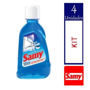 Imagem de Kit 4 Secador Abrilhantador Louças Samy 100ml Evita Manchas