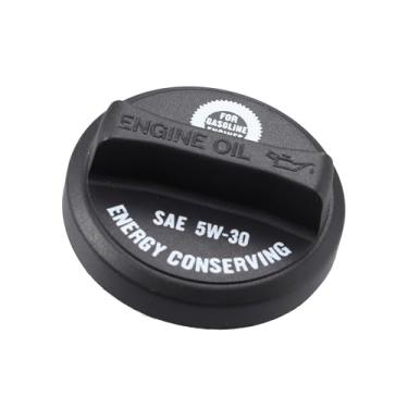 Imagem de Hihaha Tampa do tanque de combustível do motor, tampa do plugue de enchimento de óleo a gás substitui 12180-46031 para Lexus ES300 1994-2003 para Toyota Sienna 1998-2006 Material durável preto