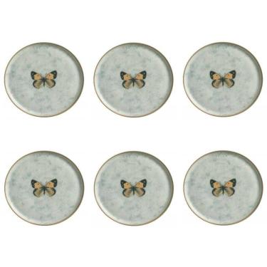 Imagem de Conjunto De Pratos Rasos 06 Peças Bio Animália Porto Brasil