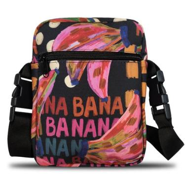 Imagem de Shoulder bag mini bag  bolsa transversal  ESTAMPA  Banana 03  porta ce