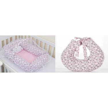 Imagem de Ninho Redutor Quadrado Com Mosquiteiro + Almofada De Amamentação - Vár