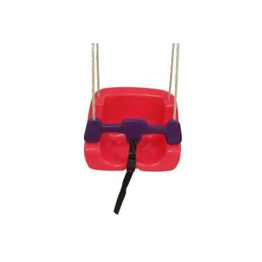 Imagem de Balanço Verde Suspenso Infantil Para Crianças De Plastico Imperdível D