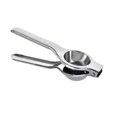 Imagem de Espremedor Limão Aço inox Reforçado Manual Suco Prático 20CM - Clink
