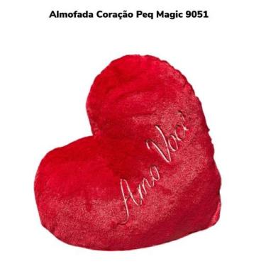 Imagem de Almofada Coração peq 35 Cm Magic 9051 - Lovely Toys