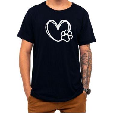 Imagem de Camiseta Pet Love Amor Cachorro Gato Coração Presente Natal - Loja Cli