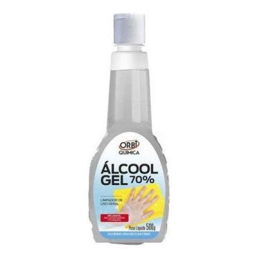 Imagem de Alcool Gel 70 Antisséptico Bactericida 500ml  - Orbi Química