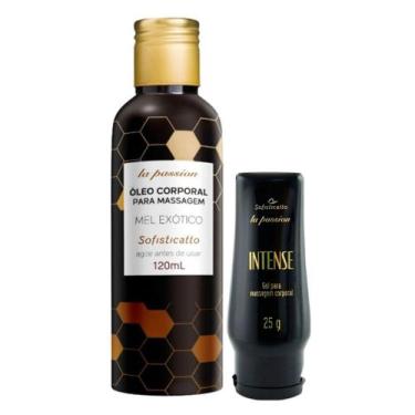 Imagem de Gel Lubrificante Intense + Óleo de Massagem Beijável Mel Exótico - Sof