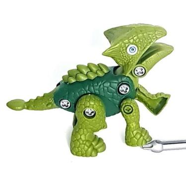 Imagem de Brinquedo Planeta Dinossauro Monte Seu Dino - Toyng, Verde 2