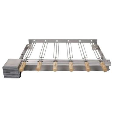 Imagem de Grill Giratório para Churrasqueira Kit S 2006 Inox - Giragrill, Bivolt