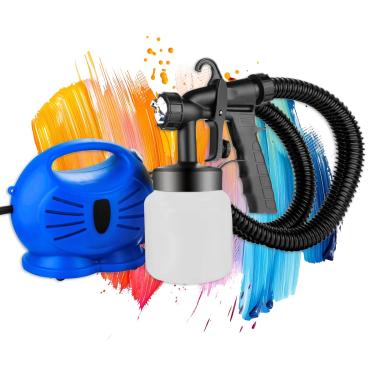 Imagem de Paint Pistola Pintura De Tinta Compressor Pulverizador Para Paredes Decoração Artesanato Jardim Pequeno Reparo Automotivo (110, Volts)