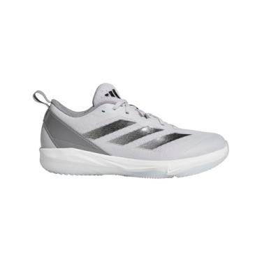 Imagem de adidas Tênis feminino de softbol Adizero Instinct Turf Trainer, Cinza claro, preto/cinza, 39